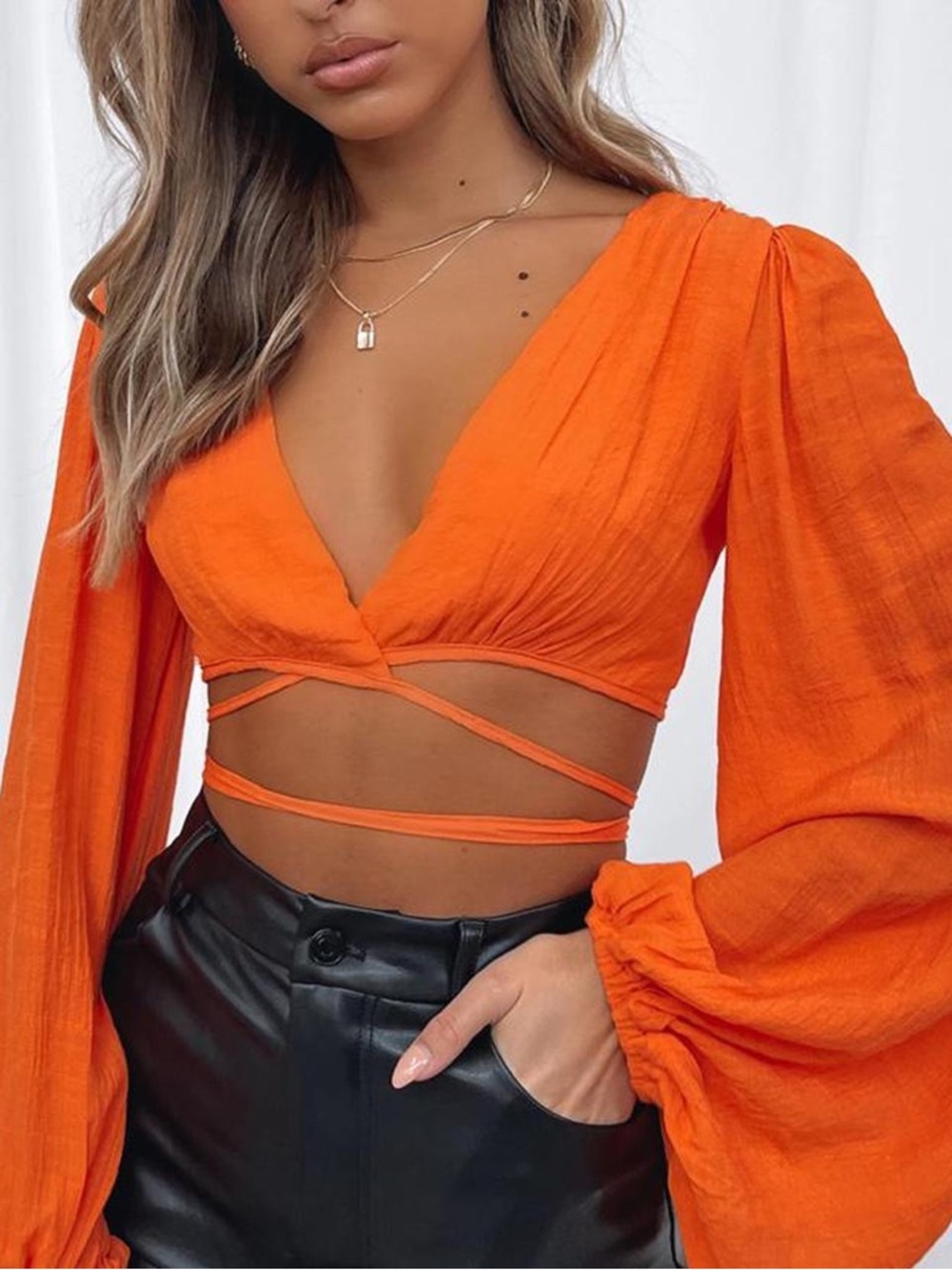 White Fox Boutique The Night Before Crop Top